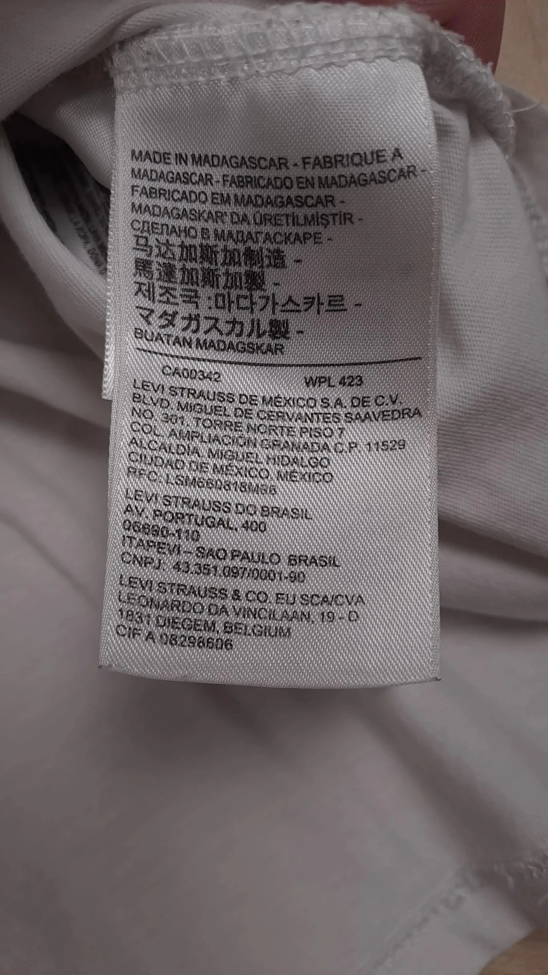 T-shirt / Levi's / White / Size L / Women / Logo Since 1873 – photo 6